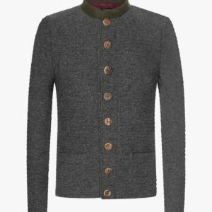 Trachten-Handstrickjacke für Herren von Pezzo in Grau. Handgemacht in Bayern -Die Strickjacke aus angenehmer Schurwolle präsentiert sich dank.... Mehr Details bei Lodenfrey.com!