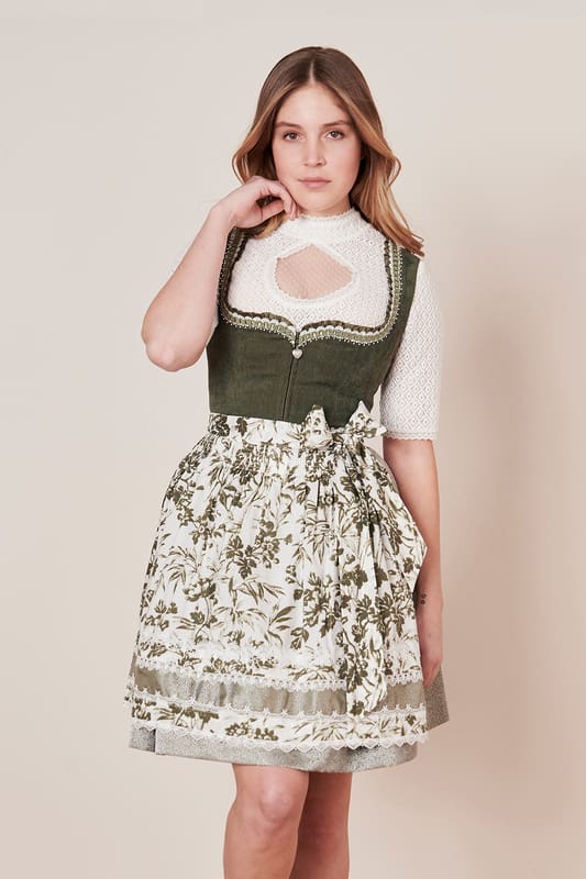 Elegantes Samtdirndl Merja (50cm) ist die perfekte Wahl für einen modernen