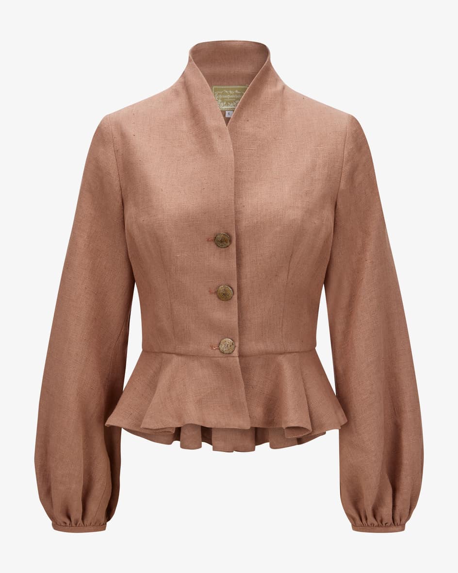 Margot Trachtenjacke für Damen von Lena Hoschek in Terrakotta. Das verkürzteModell vereint Tradition und Moderne – während die feminine Passform.... Mehr Details bei Lodenfrey.com!