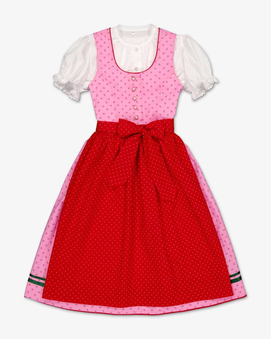 Pacher  – Rosi Dirndl mit Bluse und Schürze | Unisex (140)