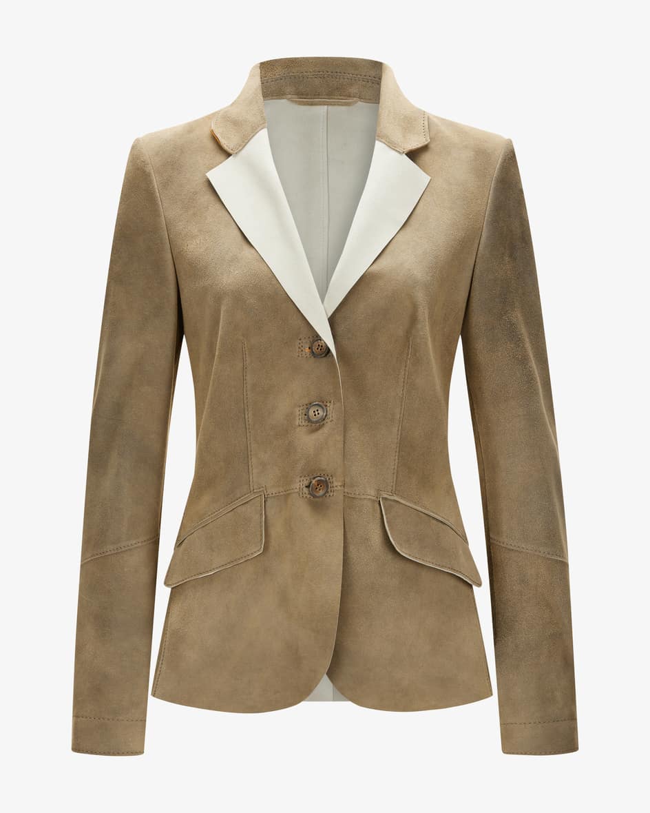 Ginger Trachten-Lederblazer für Damen von Meindl in Inka. Lederhandwerk ausBayern - Bereits 1693 wurden bei Meindl die ersten Produkte aus Leder.... Mehr Details bei Lodenfrey.com!