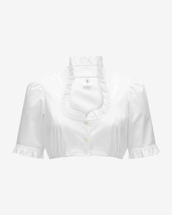 Fabiola Dirndlbluse für Damen von Tostmann in Weiß. Das traditionelle Modellerhält dank hochwertiger Baumwolle sowie raffinierter Rüschen-Details.... Mehr Details bei Lodenfrey.com!