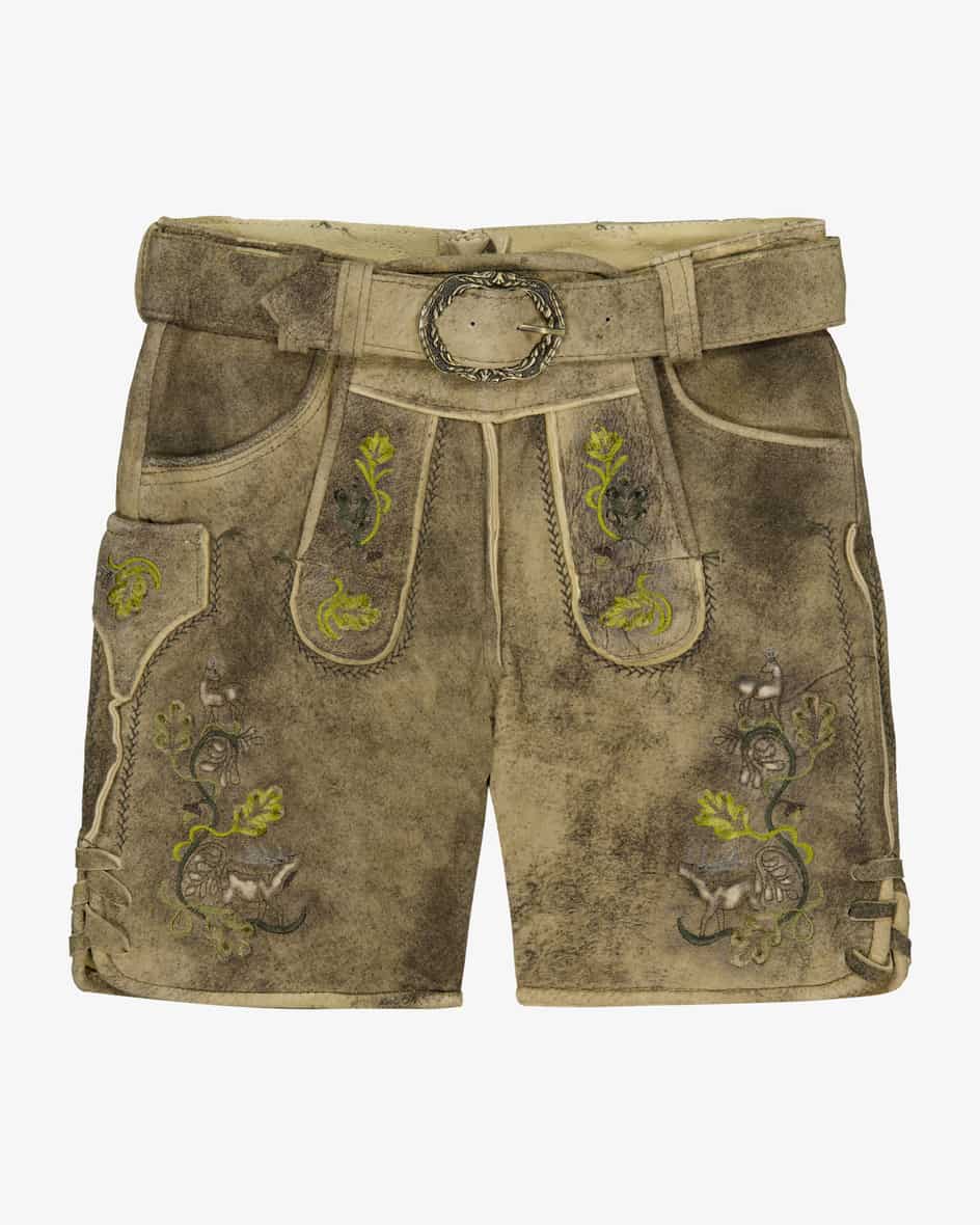 Kitz Lederhose aus Ziegenleder für Jungen von Beckert in Braun und Grün. DieLederhose aus hochwertigem Ziegenvelours überzeugt durch traditionelle.... Mehr Details bei Lodenfrey.com!