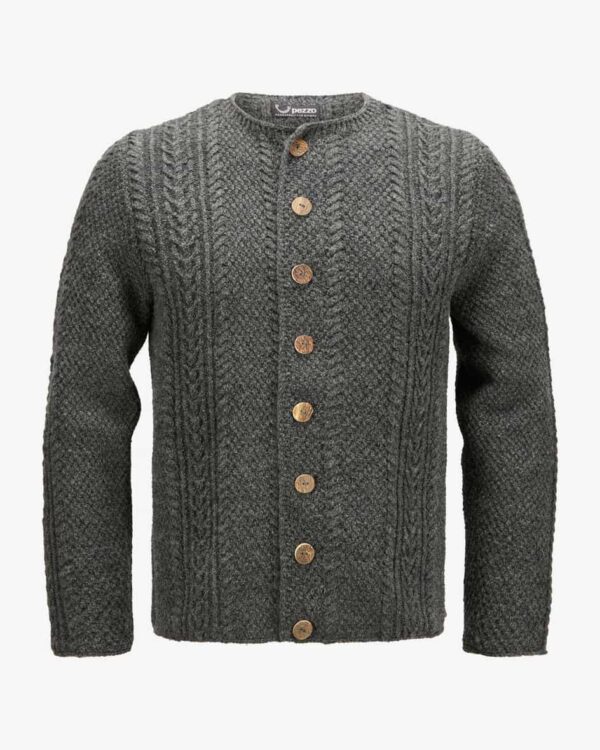 Preber Kornähre Trachten Strickjacke für Herren von Pezzo in Grau. Handarbeitaus Bayern - Dafür steht das traditionelle Trachtenlabel. Auch dieses.... Mehr Details bei Lodenfrey.com!