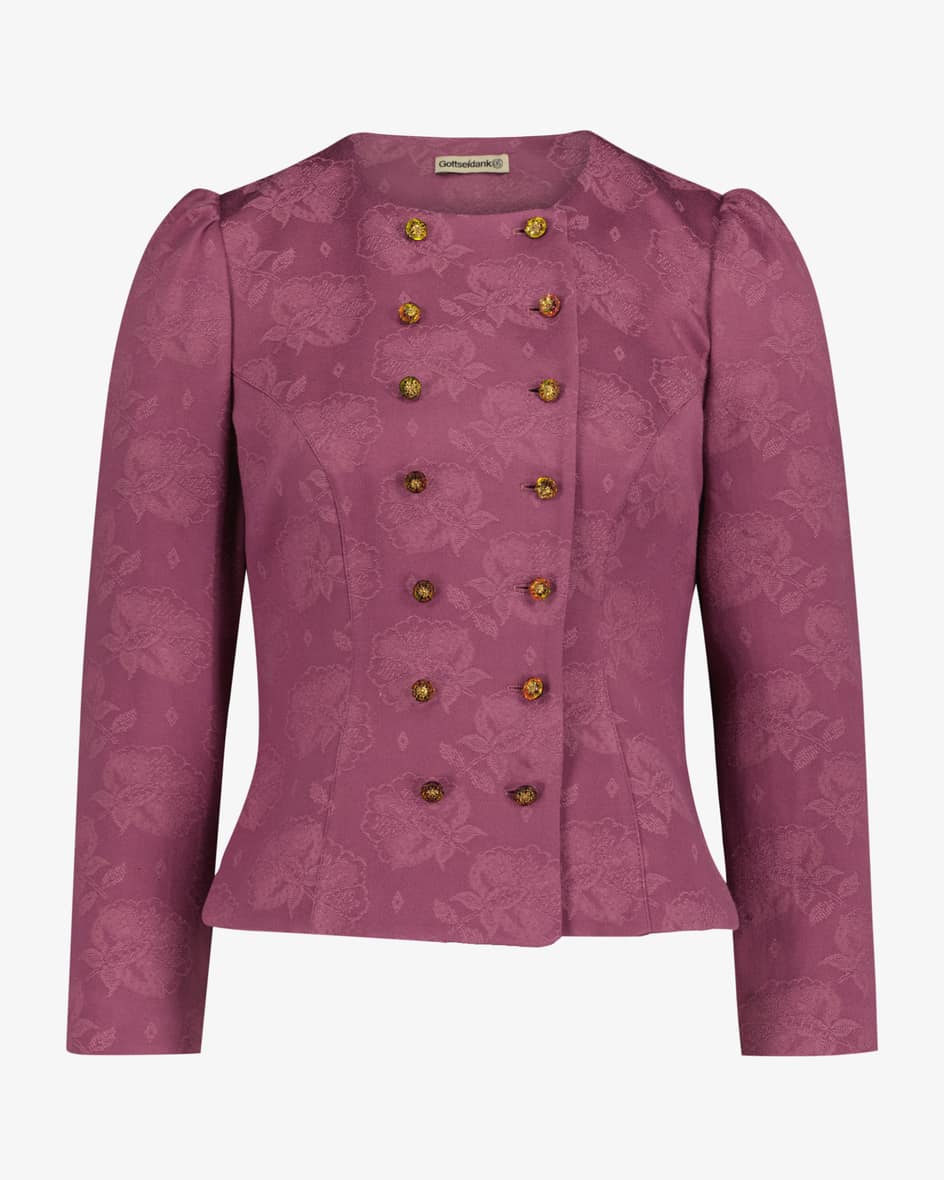 Candela Trachtenblazer für Damen von Gottseidank in Magenta. Tradition undModerne in perfektem Zusammenspiel - Das taillierte Modell begeistert dank.... Mehr Details bei Lodenfrey.com!