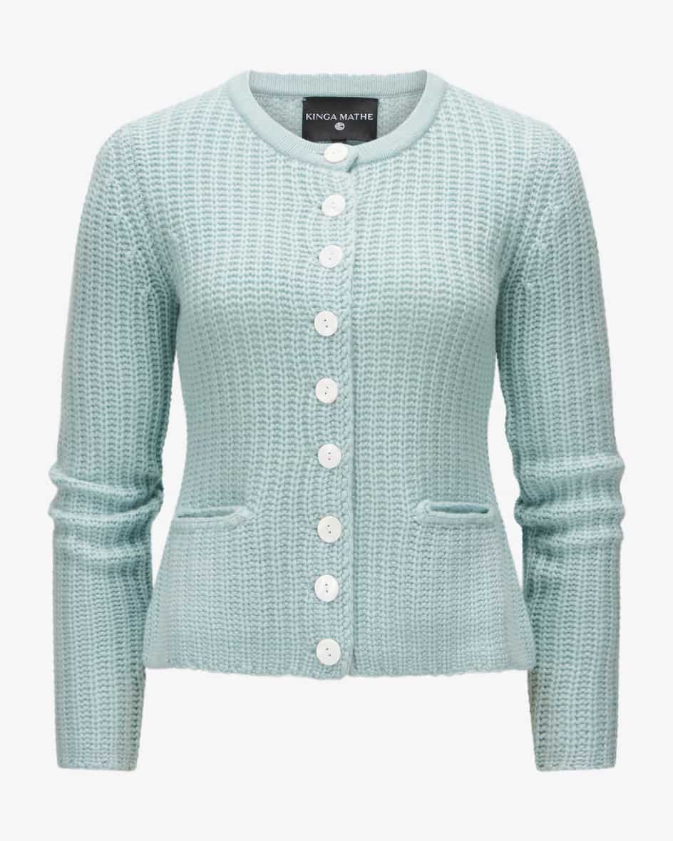 Vivienne Trachten-Cashmere-Strickjacke für Damen von Kinga Mathe in Mint. Fürein optisches Highlight sorgt das traditionelle Modell aus.... Mehr Details bei Lodenfrey.com!